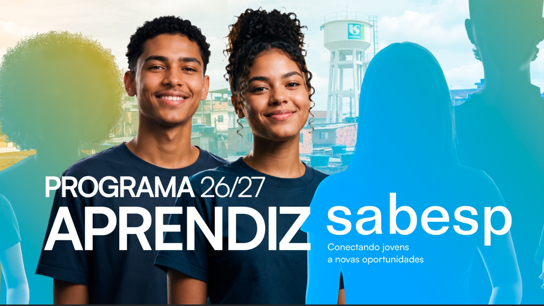 Sabesp abre mais de 250 vagas para Jovem Aprendiz